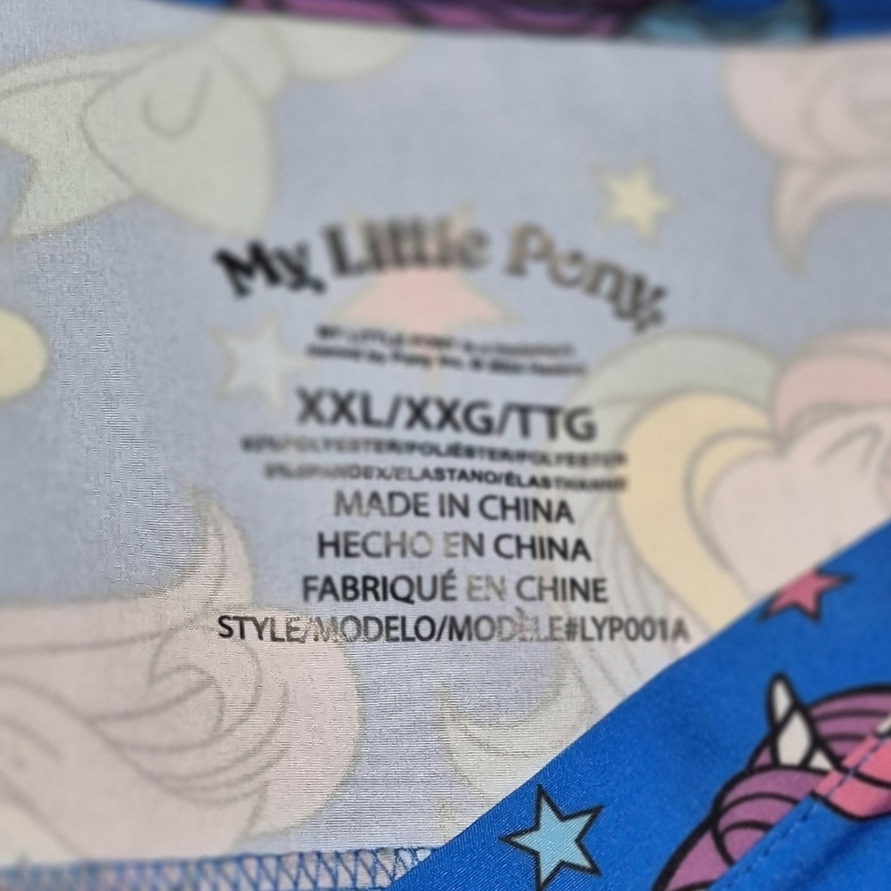 My Little Pony Blue and Pink Unicorn Scrub (Box C) - Picture 3 of 5